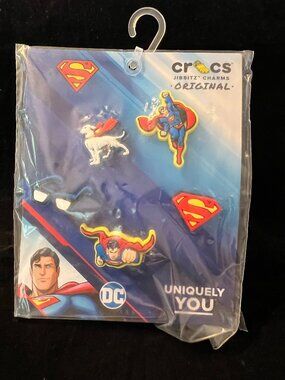 Crocs Jibbitz DC Comics Superman 5-pack  NWT